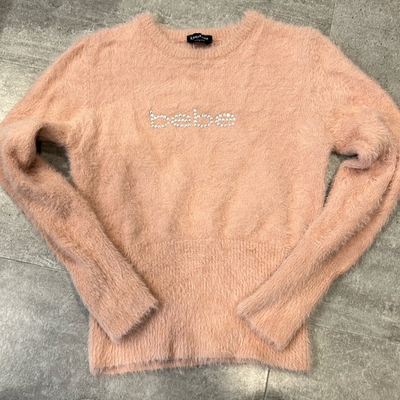 bebe Light Pink Soft Sweater - Size Small - Picture 1 of 5